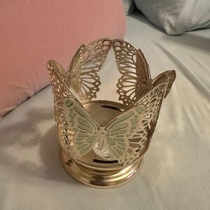 Butterfly 3 wick candle holder